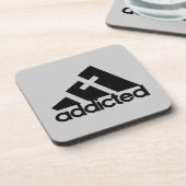 Addicted Black Untersetzer (Linke Seite)