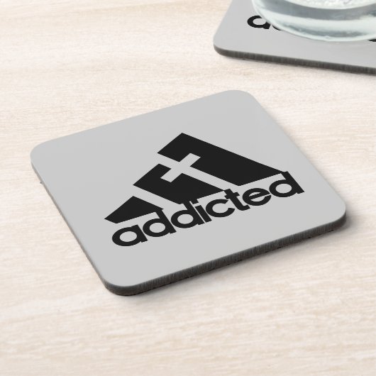 Addicted Black Untersetzer (Linke Seite)