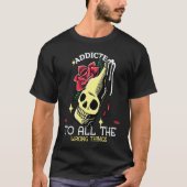 Addicted To All Wrong Things Tattoo Artwork VLV Sk T-Shirt (Vorderseite)