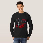Addicted To French Bulldogs Especially For Frenchi T-Shirt (Vorne ganz)