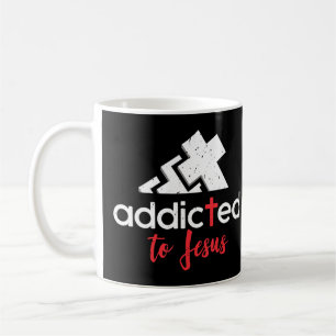 Addicted to Jesus - Christliche Männer Frauen Gesc Kaffeetasse
