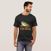 Addicted to Red Mit Augen Tree Frogs Agalychnis Ca T-Shirt (Vorne ganz)
