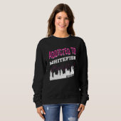 Addicted To Whitefish Vacation Humor Trip Montana Sweatshirt (Vorne ganz)