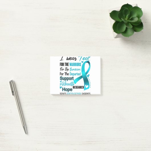 Addiction Recovery Awareness Month Ribbon Gifts Post-it Klebezettel (Büro)