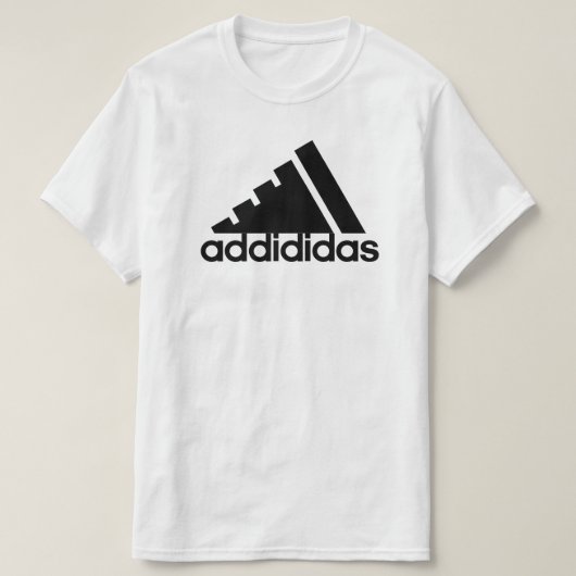 Addididas (weiß) T-Shirt (Design vorne)