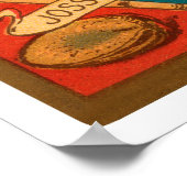 Addie Joss Cleveland Baseball 1911 Poster (Ecke)