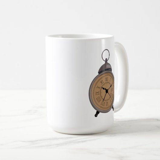 Addierbare Vintage Alarmanlage Kaffeetasse (VorderseiteRechts)
