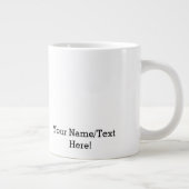 Addieren Sie Bild-Vorlagen Jumbo-Tasse (Rechts)