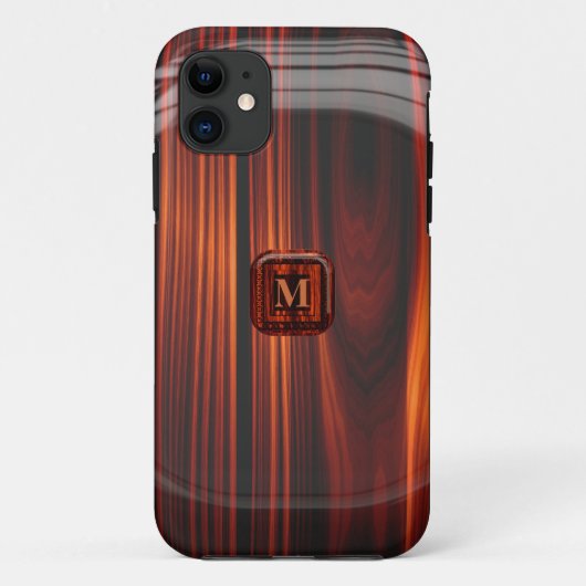 Addieren Sie coolen lackierten hölzernen Blick Case-Mate iPhone Hülle (Rückseite)