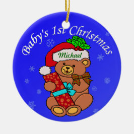 Addieren Sie den Namen des Babys hier Keramik Ornament