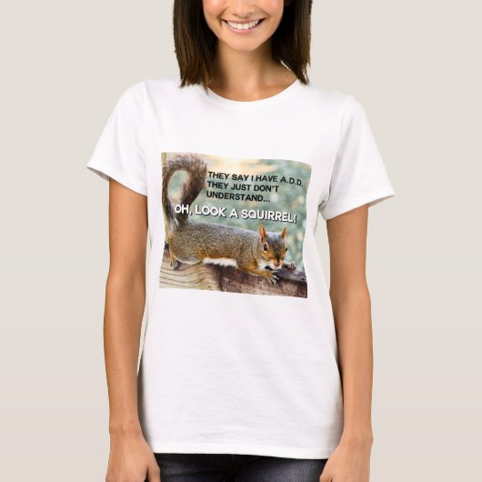 ADDIEREN Sie Eichhörnchen-Foto T-Shirt (Vorderseite)