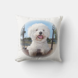 Addieren Sie ein Foto und jeden Kissen