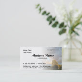 addieren Sie eine Fotogeschäftskarte Visitenkarte (Stehend Vorderseite)