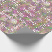 Addieren Sie einen Namen Geschenkpapier (Ecke)