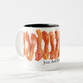 Addieren Sie einfach Speck Zweifarbige Tasse (Vorderseite Links)