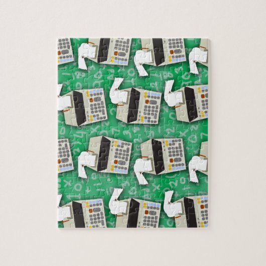 Addieren Sie es hohes Rechenmaschine-Muster Puzzle (Vertikal)