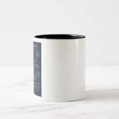 ADDIEREN Sie Geschichtenerzählen Zweifarbige Tasse (Mittel)