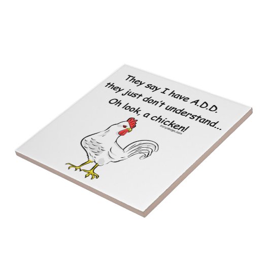 ADDIEREN Sie Huhn-Spaß Fliese (Seite)