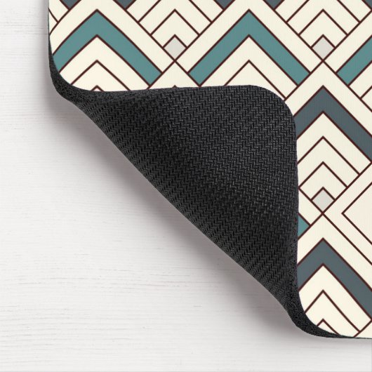 Addieren Sie Ihr Anfangs| aquamarines Mousepad (Ecke)