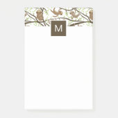 Addieren Sie Ihr Anfangs| lächelndes Post-it Klebezettel (Vorderseite)