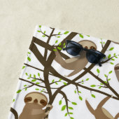 Addieren Sie Ihr Anfangs| lächelndes Strandtuch (Beispiel)