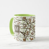 Addieren Sie Ihr Anfangs| lächelndes Tasse (Vorderseite Links)