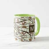 Addieren Sie Ihr Anfangs| lächelndes Tasse (VorderseiteRechts)