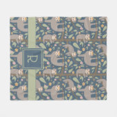 Addieren Sie Ihr Anfangs| niedliches Fleecedecke (Vorderseite (Horizontal))