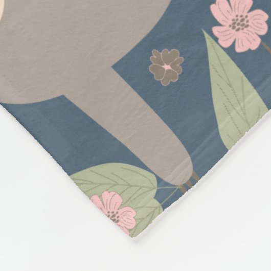 Addieren Sie Ihr Anfangs| niedliches Fleecedecke (Ecke)