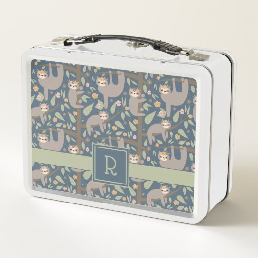 Addieren Sie Ihr Anfangs| niedliches Metall Brotdose (Rückseite)