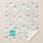 Addieren Sie Ihr Anfangs| niedliches Sherpadecke (Vorderseite)