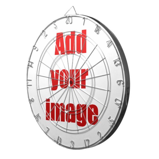 Addieren Sie Ihr Bild, um besonders anzufertigen Dartscheibe (Vorderseite rechts)