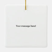 Addieren Sie Ihr Chevy Camaro Foto Keramikornament (Rückseite)