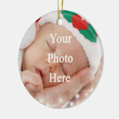 Addieren Sie Ihr eigenes Foto Keramikornament (Links)