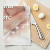 addieren Sie Ihr eigenes Foto Küchentuch (Viertel Falte)