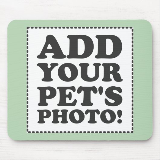 "Addieren Sie Ihr eigenes Foto " Mousepad (Vorne)