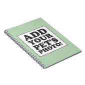 "Addieren Sie Ihr eigenes Foto " Notizblock (Rechte Seite)