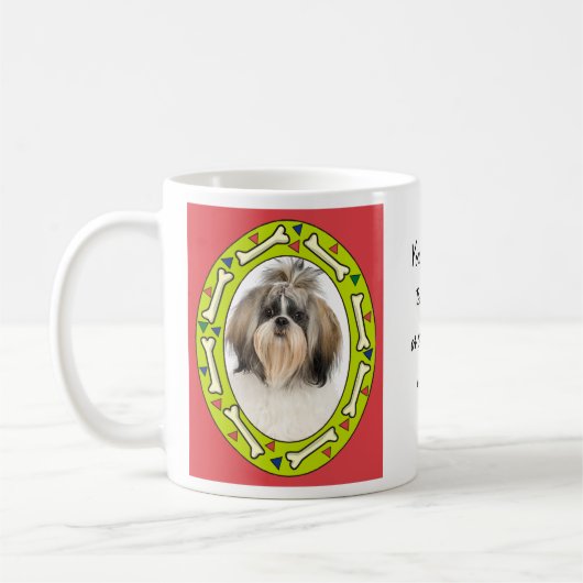 ADDIEREN SIE IHR EIGENES FOTO U. TEXT KAFFEETASSE (Links)