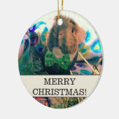 ADDIEREN Sie IHR EIGENES FOTO u. TEXT Keramikornament (Links)