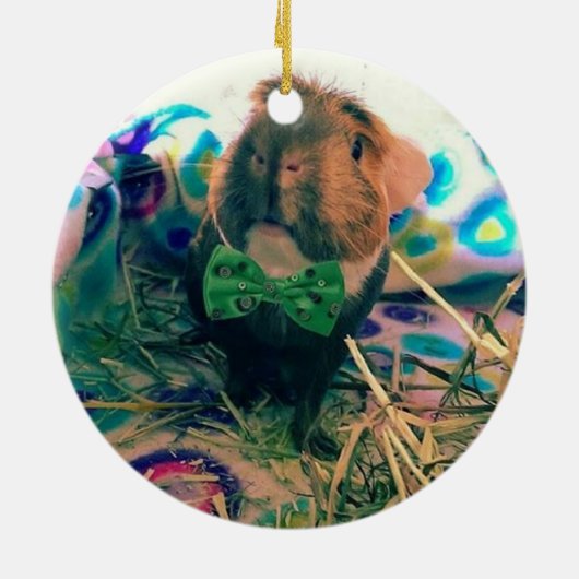 ADDIEREN Sie IHR EIGENES FOTO u. TEXT Keramikornament (Hinten)