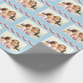 Addieren Sie Ihr eigenes Foto - Weihnachten Geschenkpapier (Ecke)