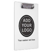 Addieren Sie Ihr eigenes Logogeschäft Klemmbrett (Rechts)