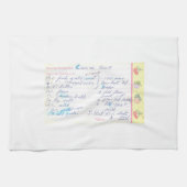 Addieren Sie Ihr eigenes Mamma- oder Handtuch (Horizontal)