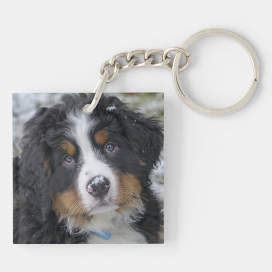 Addieren Sie Ihr eigenes schönes volles Schlüsselanhänger (Rückseite)