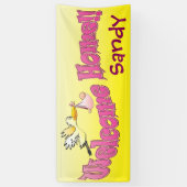 Addieren Sie Ihr eigenes willkommenes Banner (Vertikal)