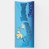 Addieren Sie Ihr eigenes willkommenes Banner (Vertikal)