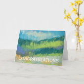 Addieren Sie Ihr Feld II des Text-| Impasto Karte (Gelbe Blume)