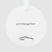 Addieren Sie Ihr Foto - Nissan 350Z Ornament (Rückseite)