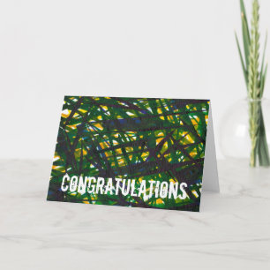 Addieren Sie Ihr grünes Dickicht des Text-  II Karte