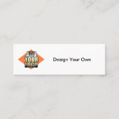 Addieren Sie Ihr Logo jede Farbgenerische Mini Visitenkarte (Vorderseite)